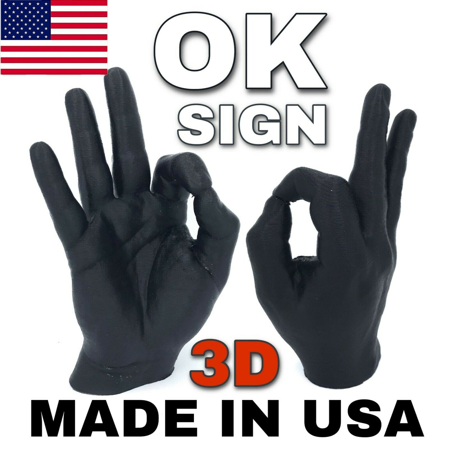 ๐๐๐OK HANDSIGN MEME 3D PRINTED CIRCLE GAME OK SYMBOL PUNCH UR FRIENDS ALL DAY