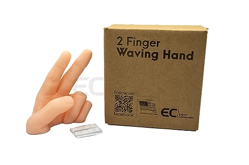 CLEARANCE - Made in USA 2-Finger Waving Hand Salute Lazy Waver Compatible with Jeep Gladiator for Jeep Cherokee for Dash Hand Wave 3D Printed
