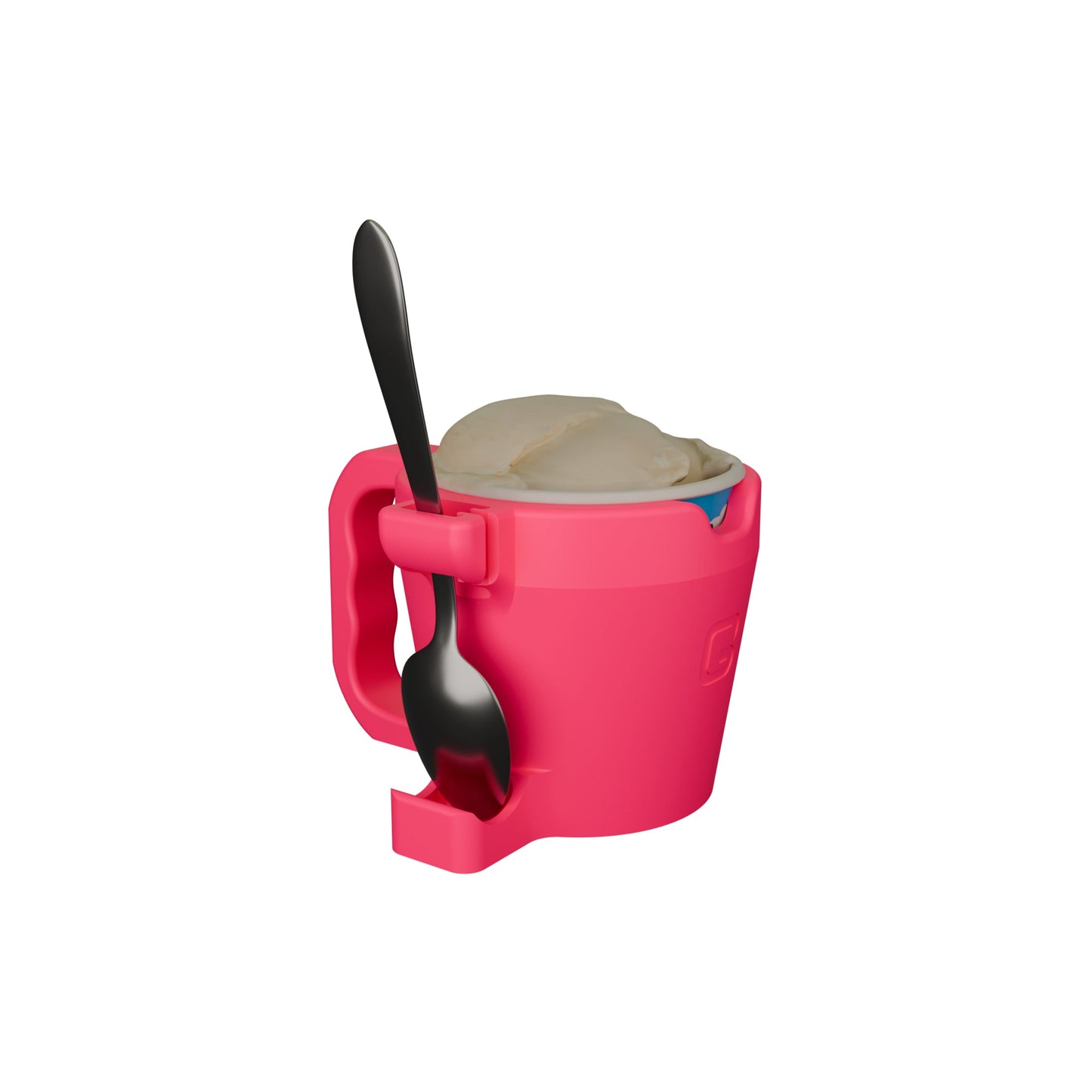 FrostGrip – Ice Cream Pint Holder with Built-in Spoon Rest, No More Frozen Hands, Perfect Pint Size Fit | 3D Printed