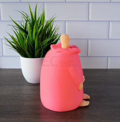Middle Finger Statue Mr Nice Guy - Pink, 3D Printing, Prank Gifts, Funny Middle Finger Figurine, Rude Gift with Surprise