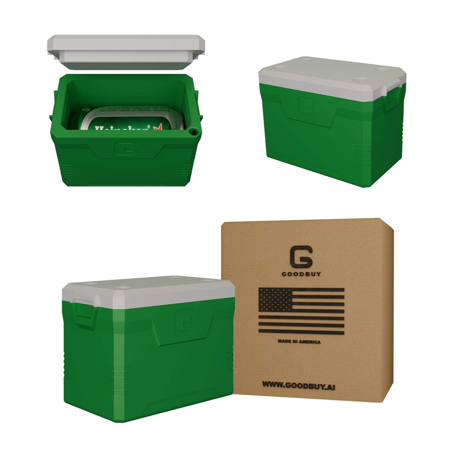 Mini Can Cooler for Beer or Soda – Funny Coleman Style Cooler for 12oz Cans – Party Gift Idea – 3D Printed