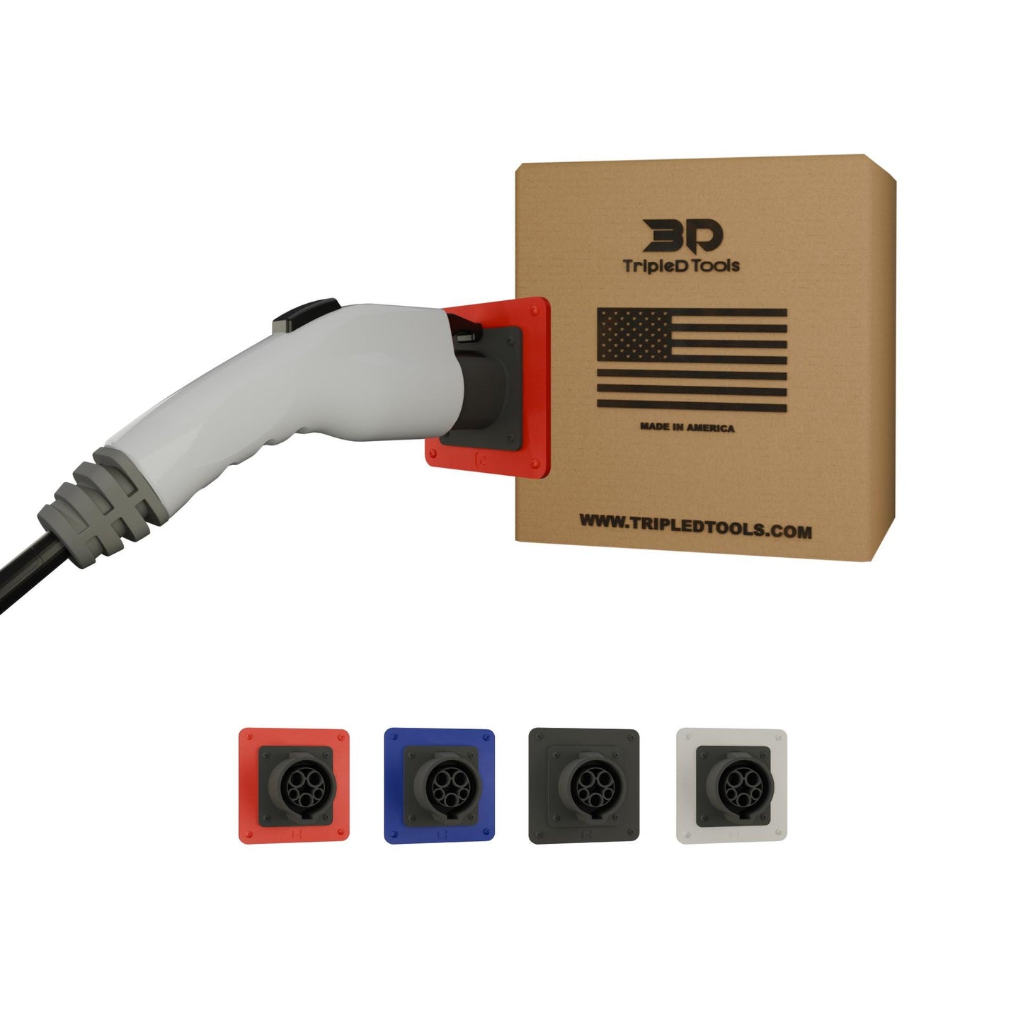 PrankPort v2: Magnetic Fake EV Charging Port - Diesel Truck Gag Gift