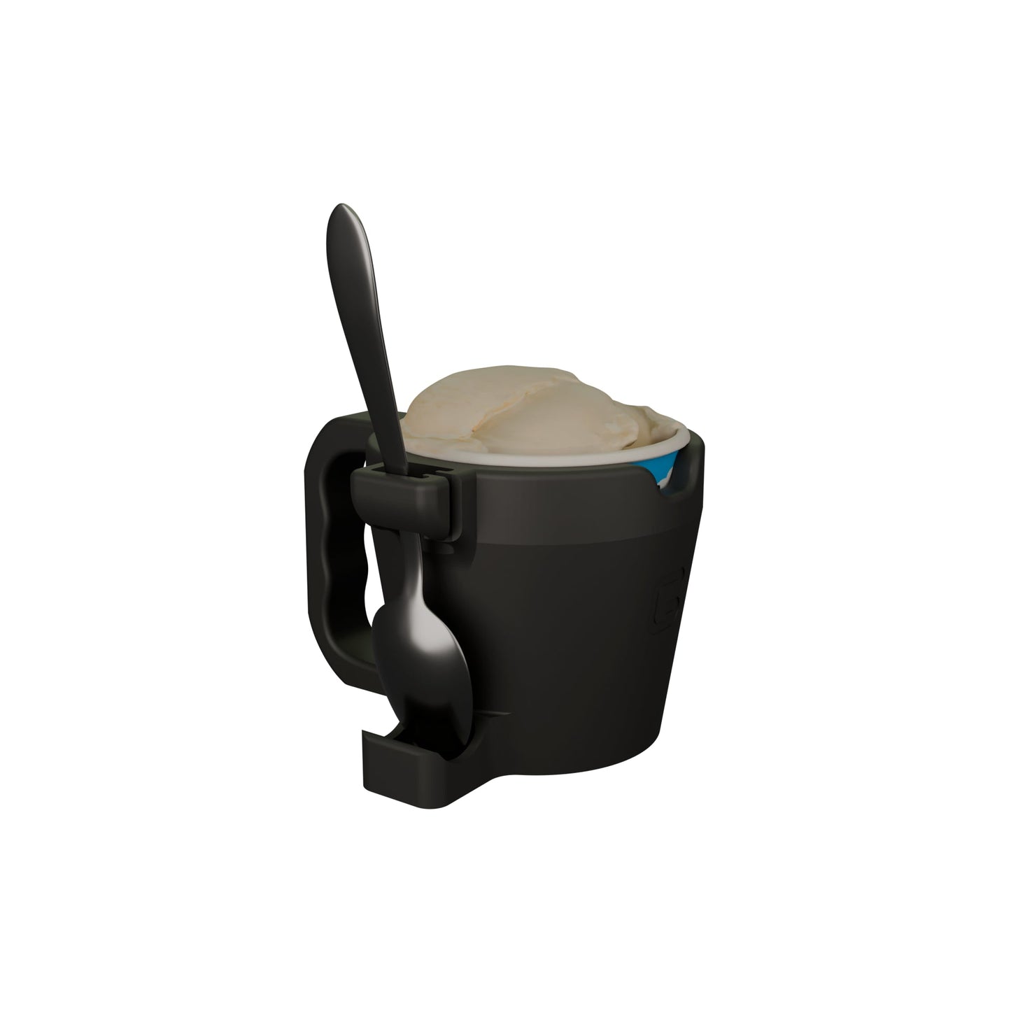 FrostGrip – Ice Cream Pint Holder with Built-in Spoon Rest, No More Frozen Hands, Perfect Pint Size Fit | 3D Printed