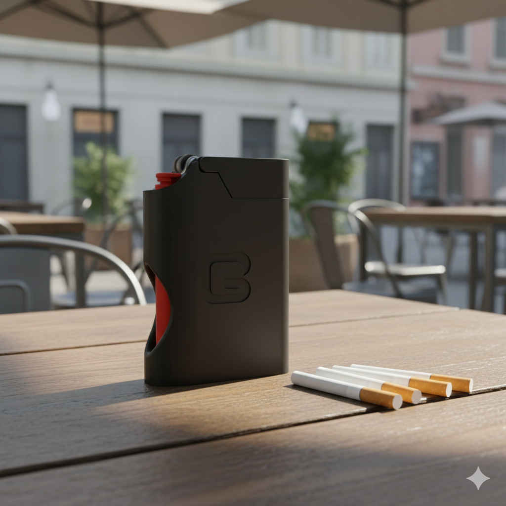 Smoke Dock: The Original Pocket-Sized Lighter & Cigarette Holder – Compact Low-Profile Discrete Made in USA