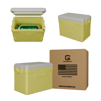 Mini Can Cooler for Beer or Soda – Funny Coleman Style Cooler for 12oz Cans – Party Gift Idea – 3D Printed