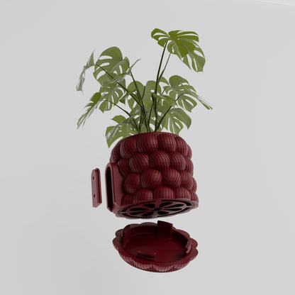 GoodBuy.ai 3D Printed Wall Pot - Elegant Home Décor Accent Piece