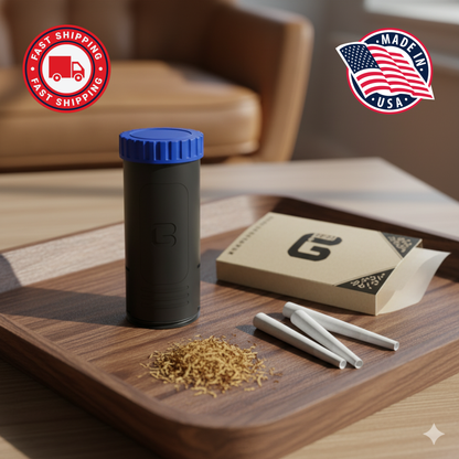 Barrel Roll – Adjustable Cone Filler for 1 to 3 Cones – Storage Compartment – Funny Gift – Made in USA – 3D Printed