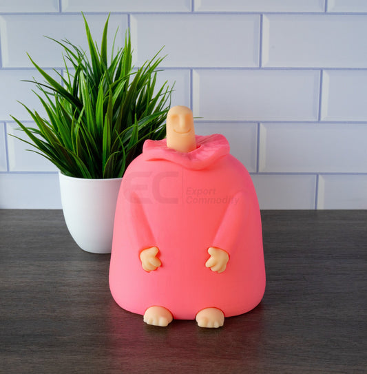Middle Finger Statue Mr Nice Guy - Pink, 3D Printing, Prank Gifts, Funny Middle Finger Figurine, Rude Gift with Surprise