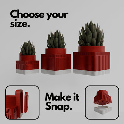 GoodBuy.ai 3D Printed Flower Pot Collection - Elevate Your Greenery Game!