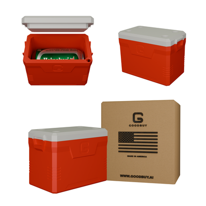 Mini Can Cooler for Beer or Soda – Funny Coleman Style Cooler for 12oz Cans – Party Gift Idea – 3D Printed