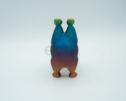 Yoga Pups in Poses: 3D Printed English Bulldogs Embracing Peace (Hand Stand)