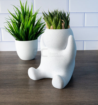 Chunky People 03 - Custom Figurine in Stone Marble Plastic