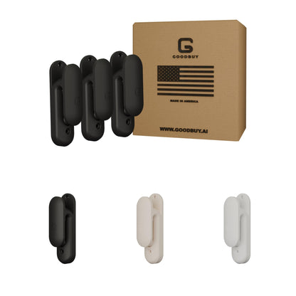 QuickClip – Wall Mounted Towel and Cloth Holder, Small and Regular Sizes, Easy Slide & Gravity Grip, Minimalist Design | 3D Printed