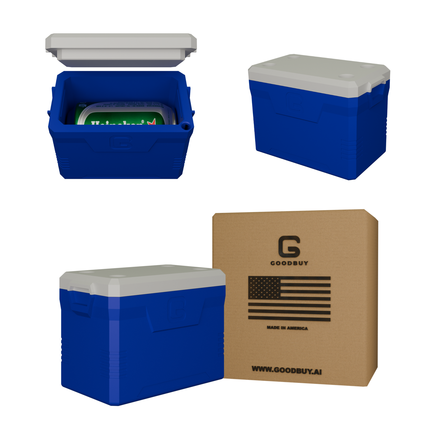 Mini Can Cooler for Beer or Soda – Funny Coleman Style Cooler for 12oz Cans – Party Gift Idea – 3D Printed