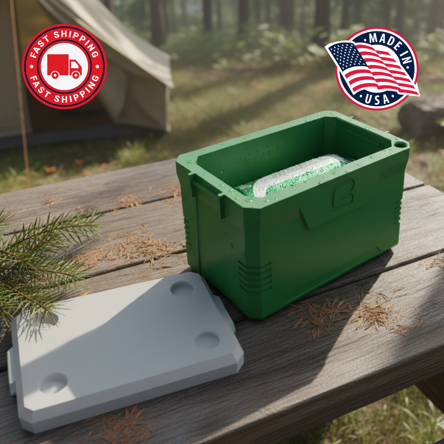 Mini Can Cooler for Beer or Soda – Funny Coleman Style Cooler for 12oz Cans – Party Gift Idea – 3D Printed