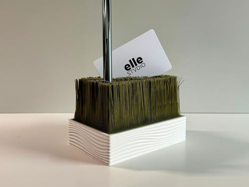 Grass Business Card Holder - Stylish Desk Organizer - 3D Printed