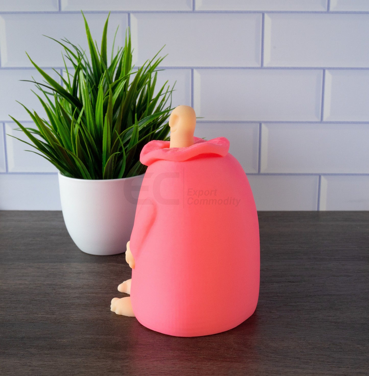 Middle Finger Statue Mr Nice Guy - Pink, 3D Printing, Prank Gifts, Funny Middle Finger Figurine, Rude Gift with Surprise